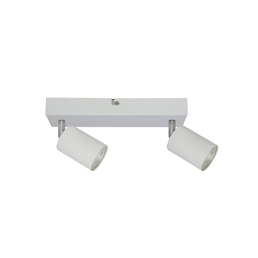 FOCO SOBREPUESTO DECO PLUS 2XGU10 COLOR BLANCO