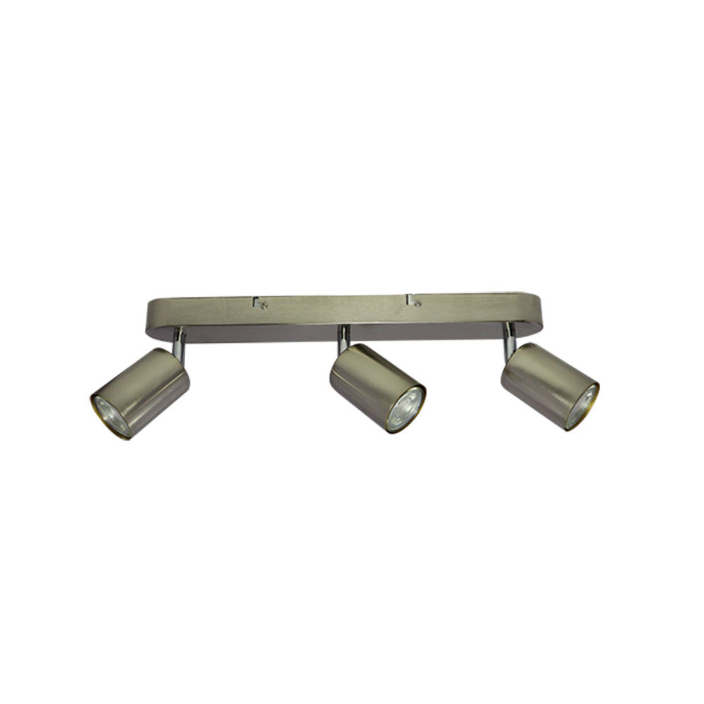 FOCO SOBREPUESTO DECO PLUS 3XGU10 COLOR NÍQUEL