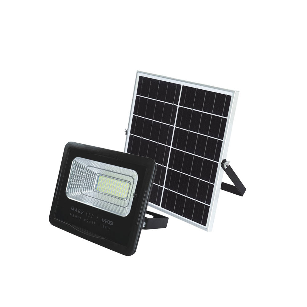 REFLECTOR LED 40W CON PANEL SOLAR 6500K IP65