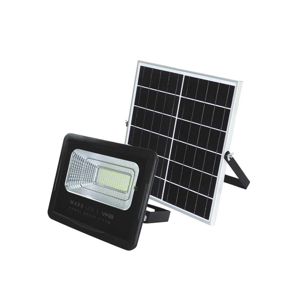 REFLECTOR LED 60W CON PANEL SOLAR 6500K IP65
