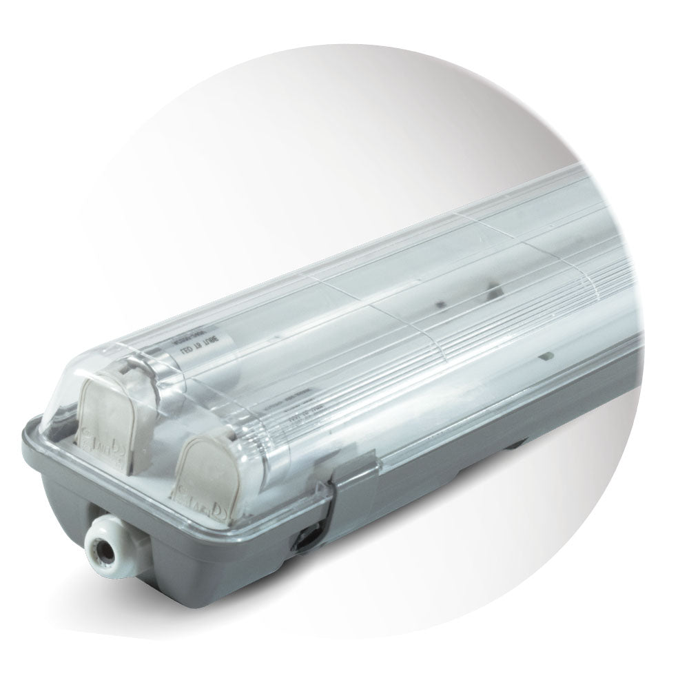 EQUIPO ESTANCO 2X20W CON TUBO LED PARA KIT DE EMERGENCIA