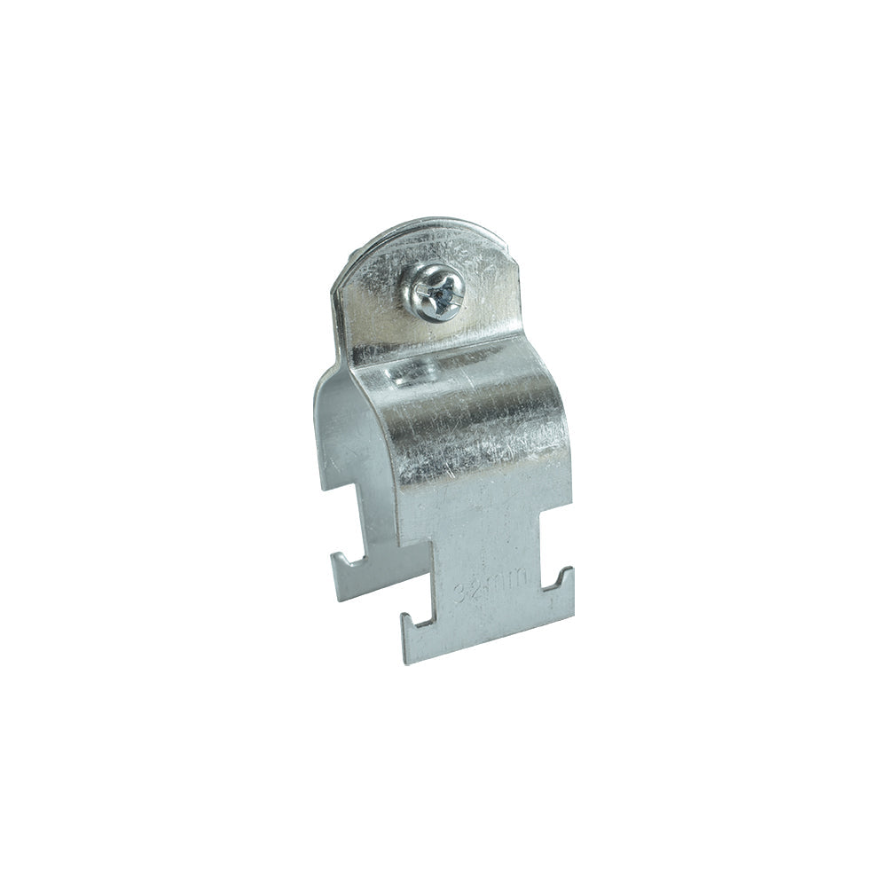 ABRAZADERA ELECTROGALVANIZADA RUC CON PERNO 32MM
