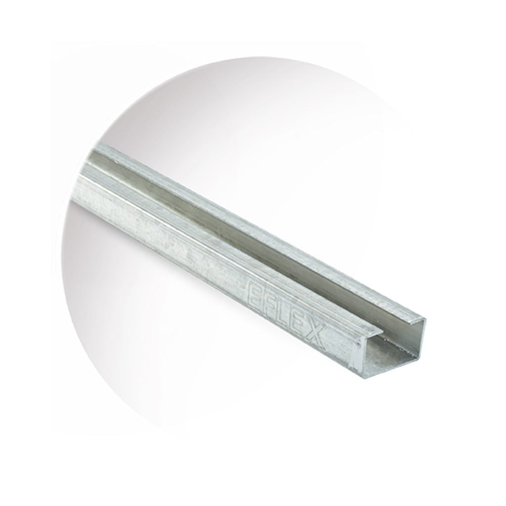 RIEL RC 19X35X1MM ZINCADO 1 METRO