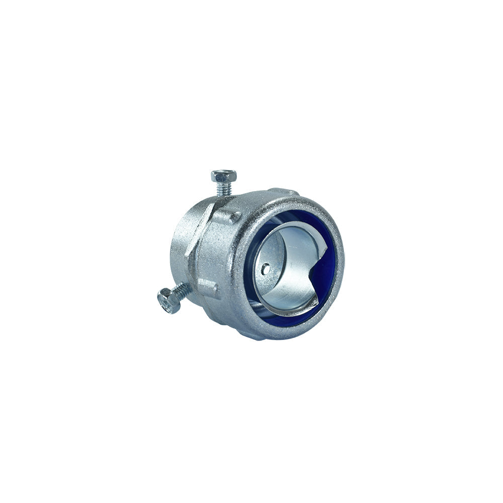 CONECTOR PARA TUBERÍA EMT A FLEXIBLE METALICA 32 MM