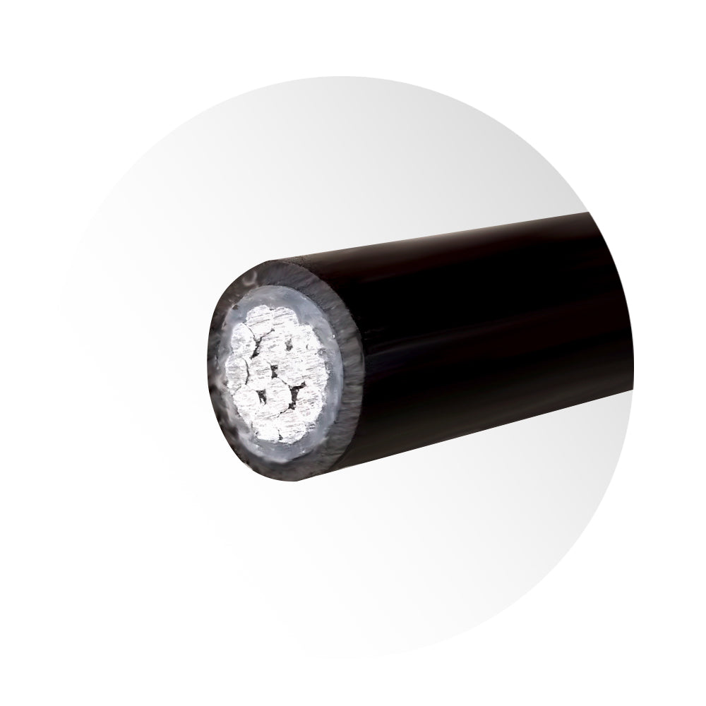 CONDUCTOR DE ALUMINIO SUBTERRÁNEO 25MM AISLADO XLPE 1000 METROS