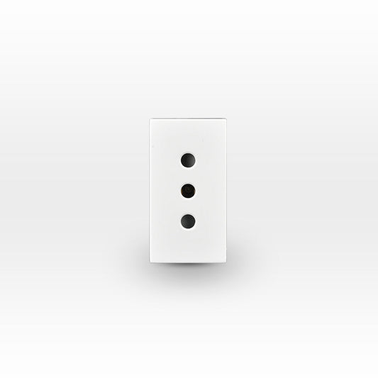 MÓDULO TOMA CORRIENTE 2P+T 10A 250V BLANCO