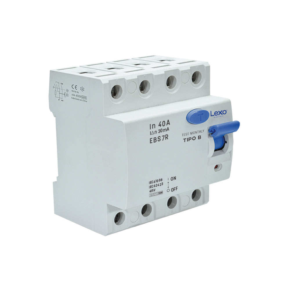 Interruptor diferencial 4X40A 30mA tipo B