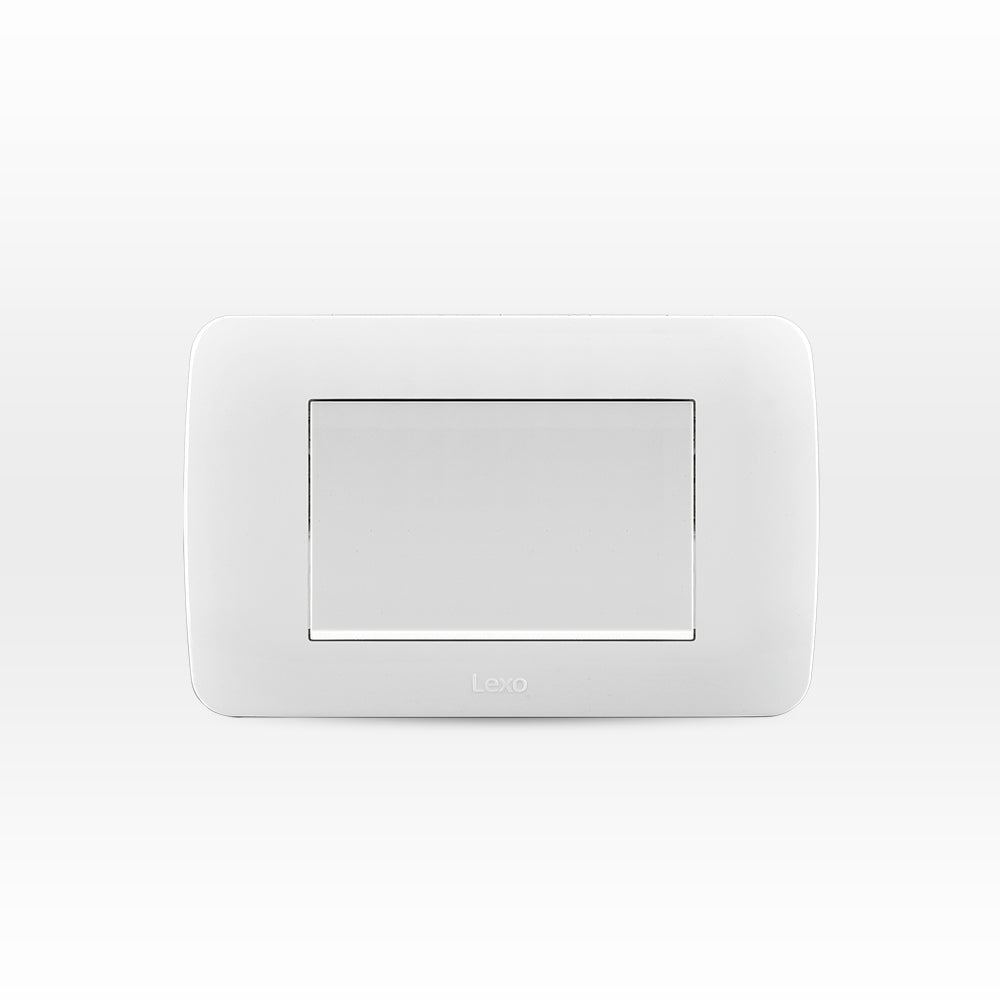 INTERRUPTOR SIMPLE 9/24 TECLON 73 MM 10A 250V BLANCO ARMADO