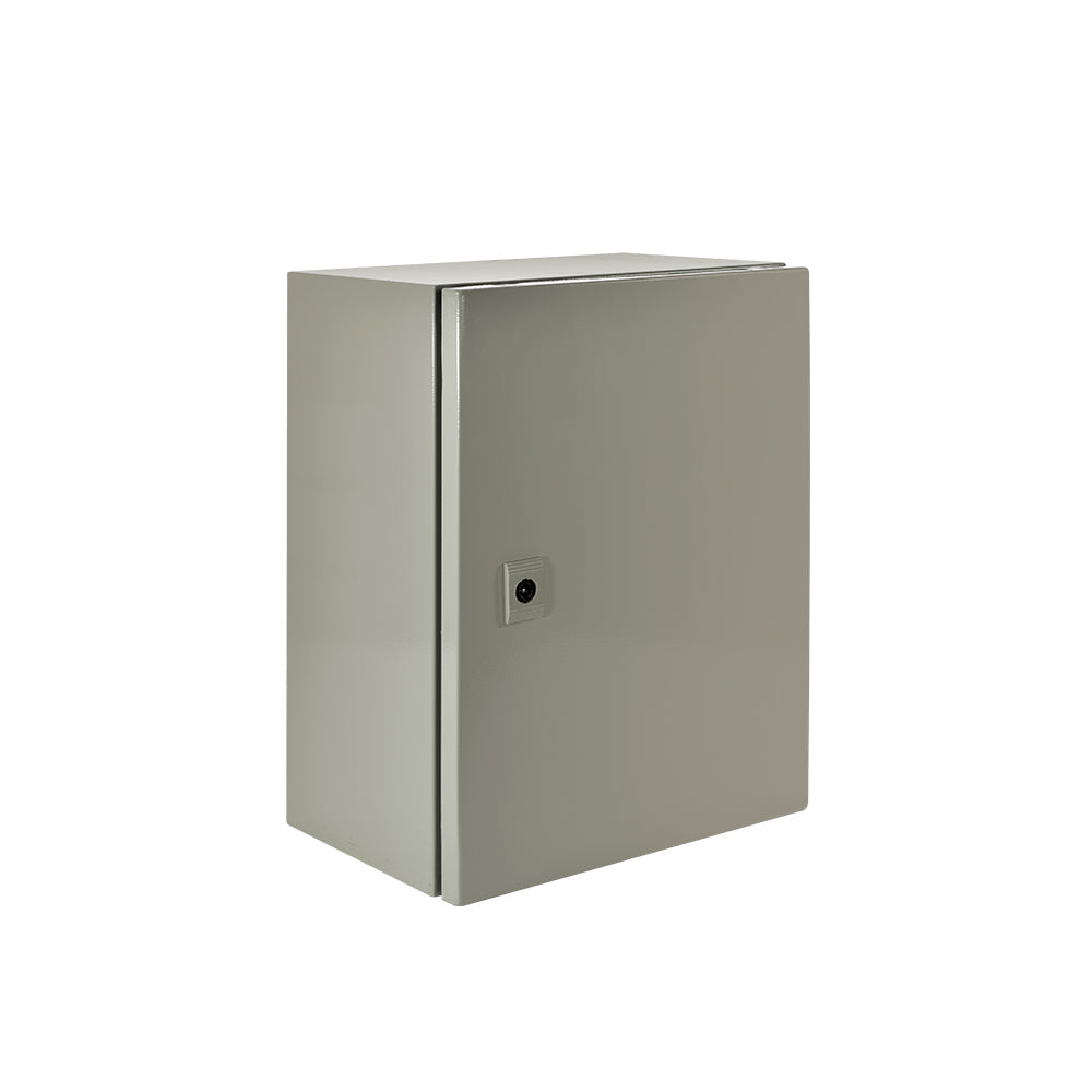 Gabinete metálico IP65, 1 puerta, 300x300x200mm. RAL 7035 NUEVO