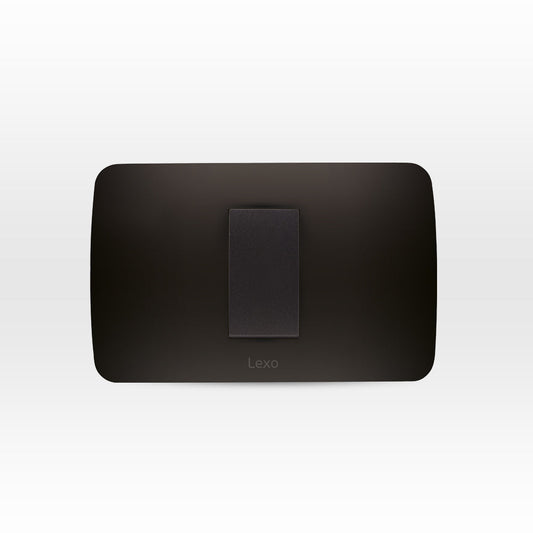 INTERRUPTOR SIMPLE  9/12 10A 250V GRAFITO ARMADO