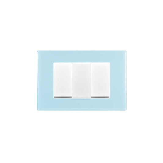 INTERRUPTOR DOBLE 9/15 10A 250V CRYSTAL ARMADO