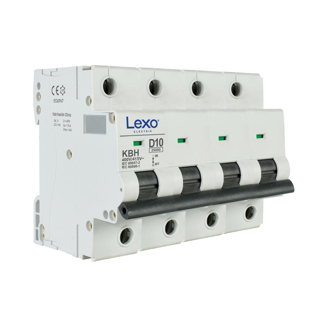 Interruptor automático 4X16A curva D 25kA