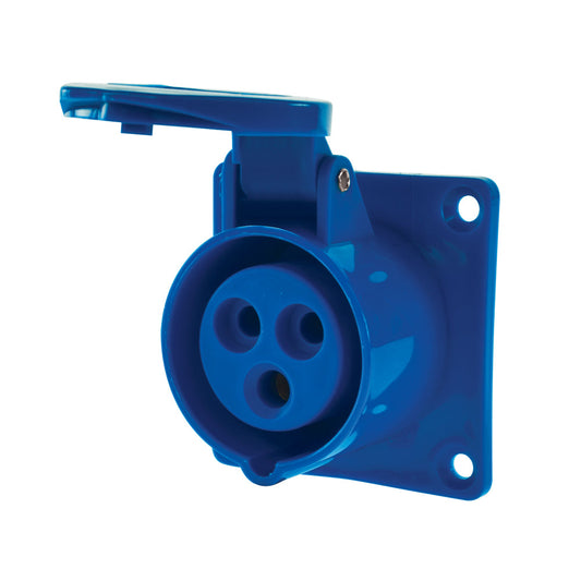 ENCHUFE HEMBRA EMBUTIDA 16A 2P+T 220V IP44