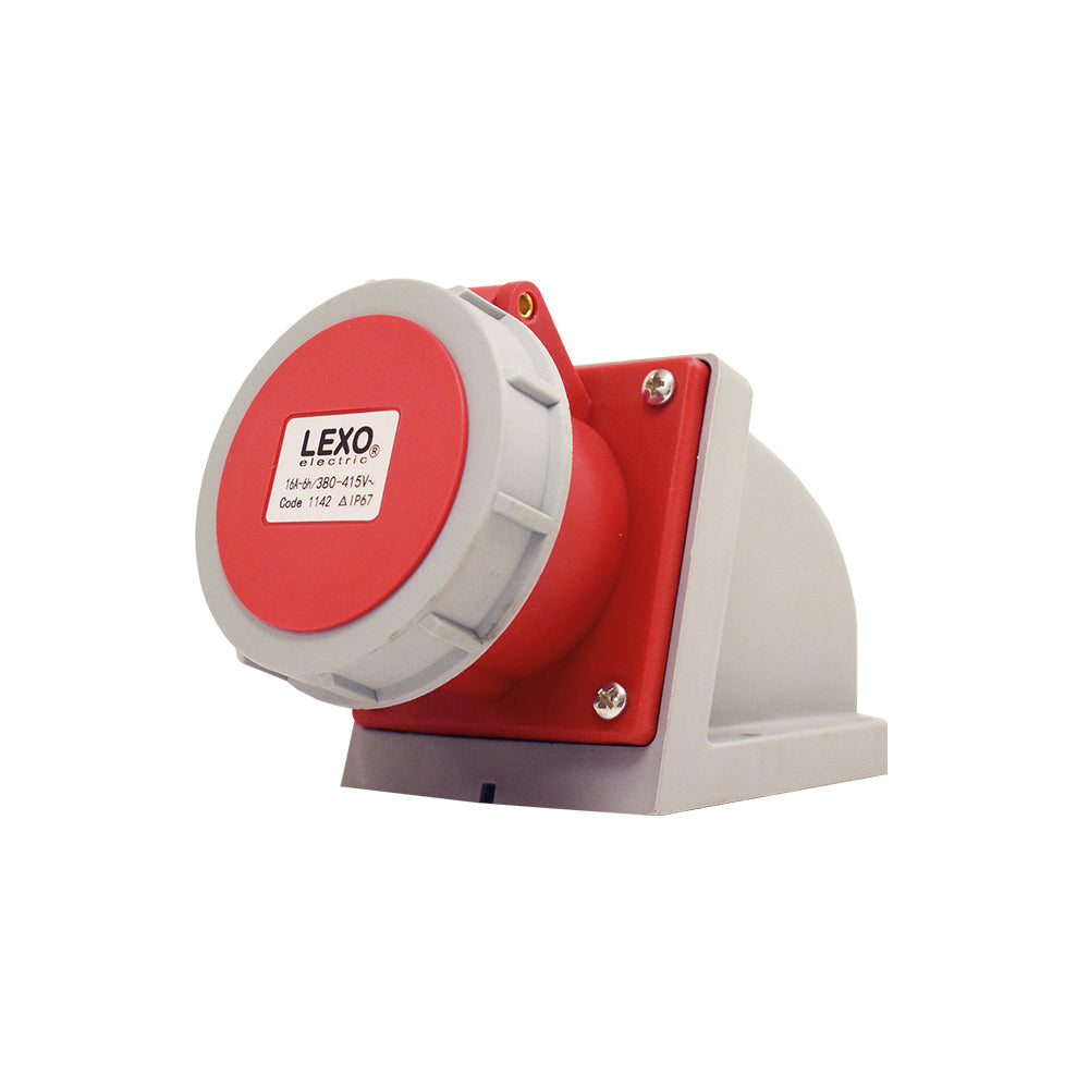 ENCHUFE HEMBRA SOBREPUESTA 16A 3P+T 380V IP67