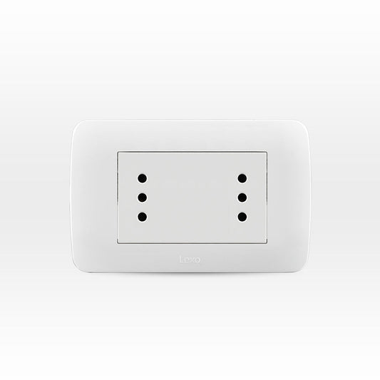 TOMA CORRIENTE DÚPLEX 10A 250V BLANCO