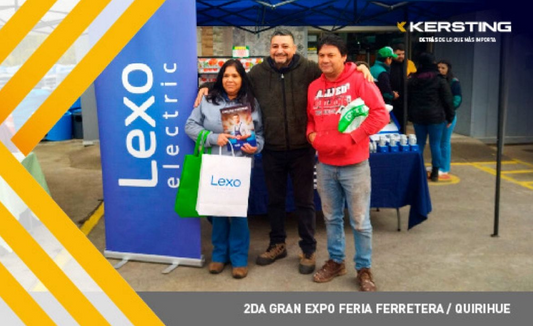 Kersting y Lexo Electric en la segunda Gran Expo Feria Ferretera de Quirihue