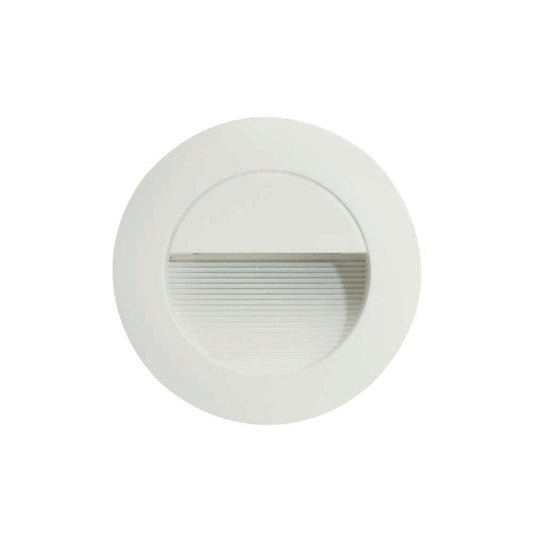 APLIQUE CIRCULAR EMBUTIDO 3W LED  8,5CM 3000K BLANCO