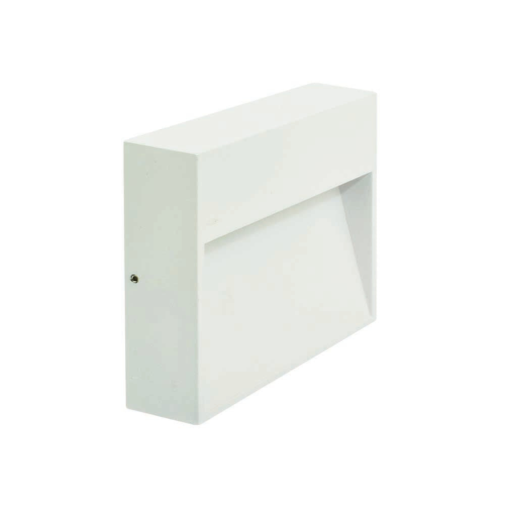 APLIQUE DE PARED CUADRADO 6W LED INTEGRADO 3000K BLANCO