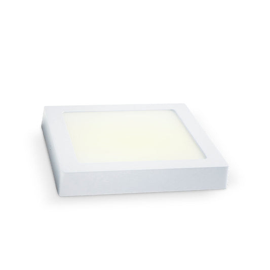 PANEL LED CUADRADO SOBREPUESTO 12W 3000K