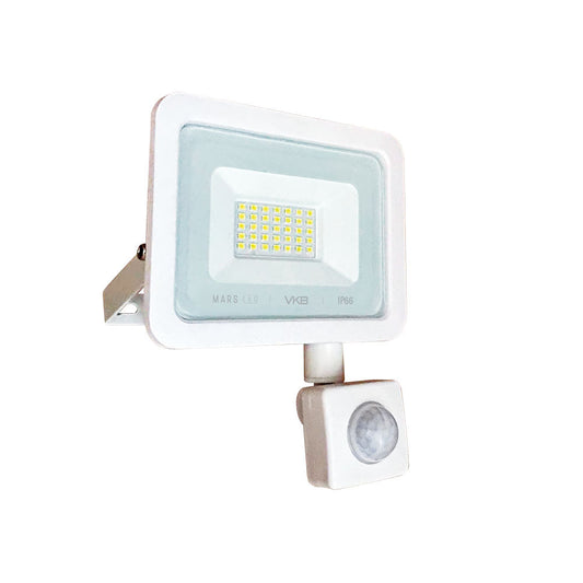 REFLECTOR LED 20W CON SENSOR BLANCO 6500K IP65