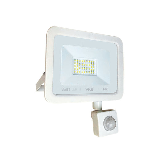 REFLECTOR LED 30W CON SENSOR BLANCO 6500K IP65