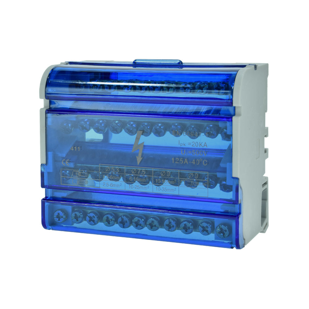 Barra Repartidora Tetrapolar 125A