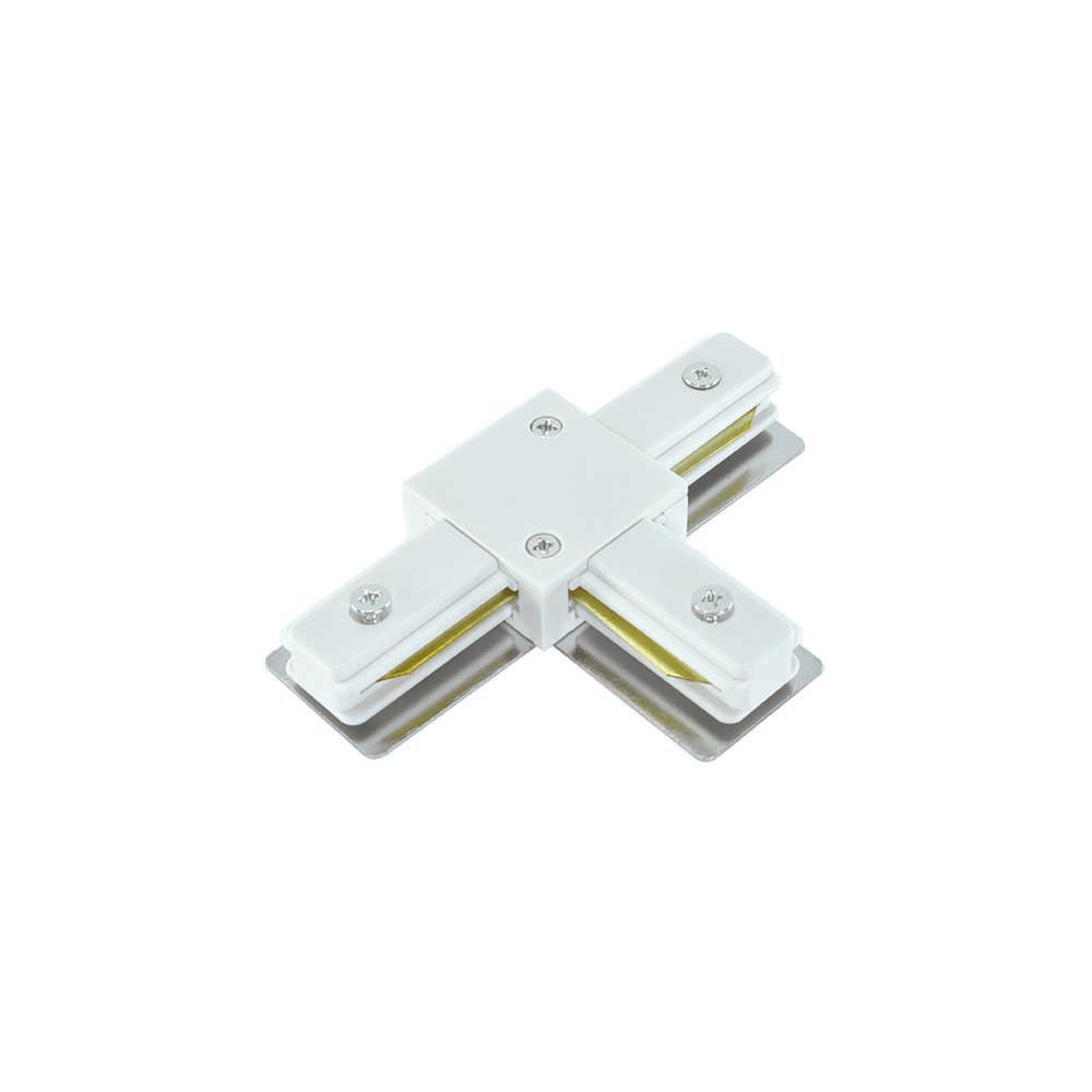 CONECTOR PARA RIEL TIPO T BLANCO