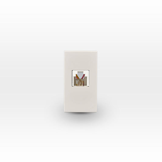 MÓDULO CONECTOR RJ11 TELEFÓNICO BEIGE