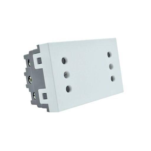 Módulo toma de corriente DUPLEX 10A beige