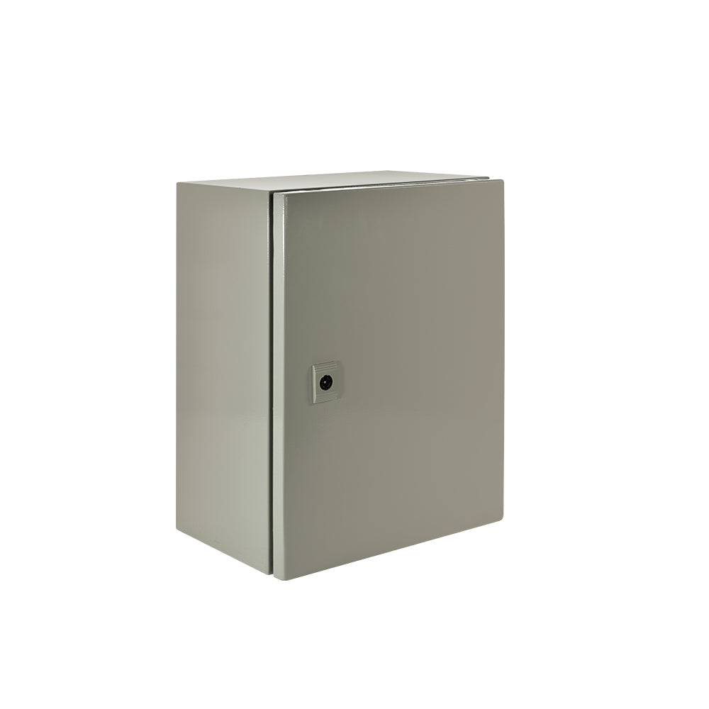 Gabinete metálico IP65, 2 puertas, 400x300x200mm.  RAL 7035 NUEVO