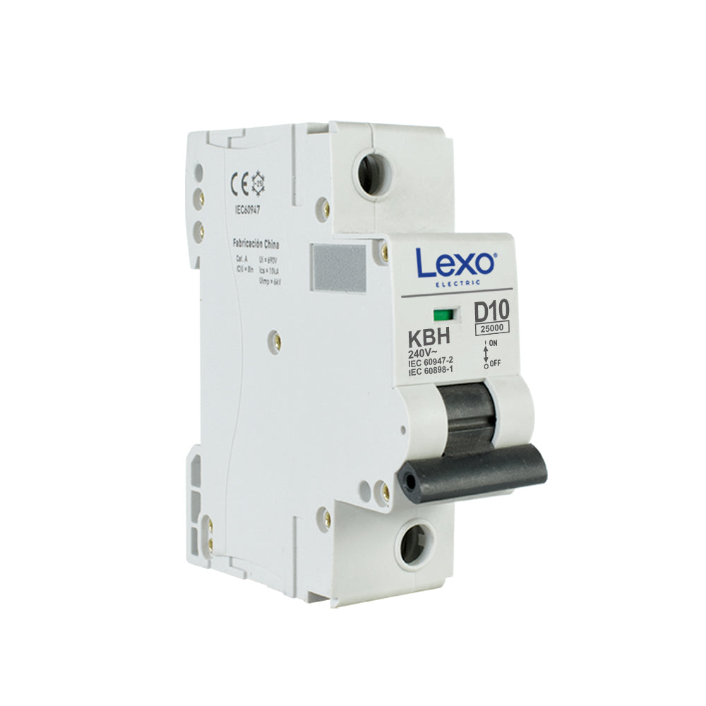 Interruptor automático 1X32A curva D 25kA