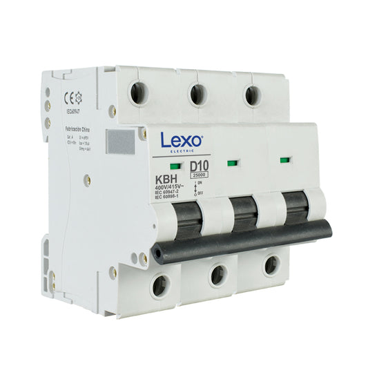 Interruptor automático 3X50A curva D 25kA