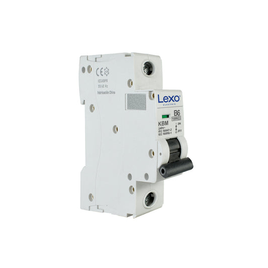 Interruptor automático 1X6A curva B 15kA