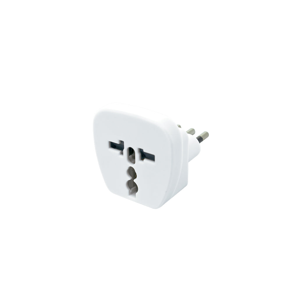 ADAPTADOR UNIVERSAL 2P 10A 250V BLANCO