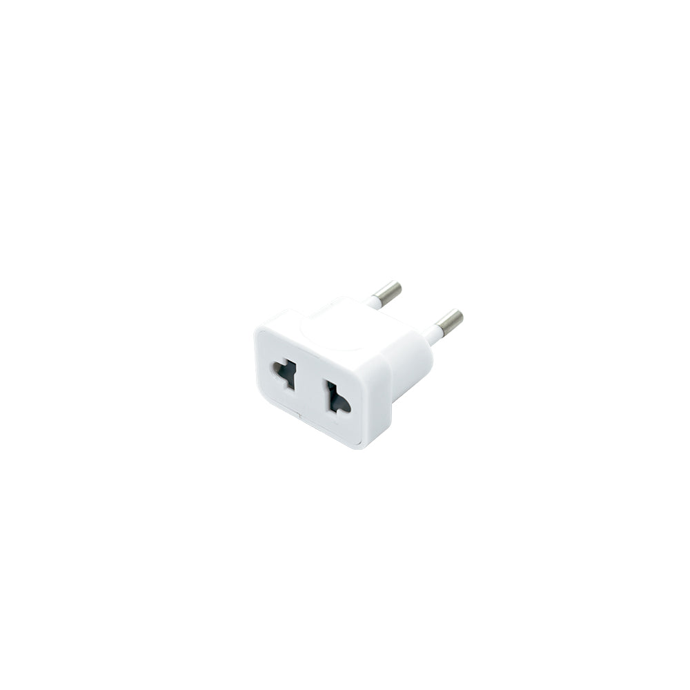 ADAPTADOR ENCHUFE DE AMERICANO 2P 10A 250V BLANCO